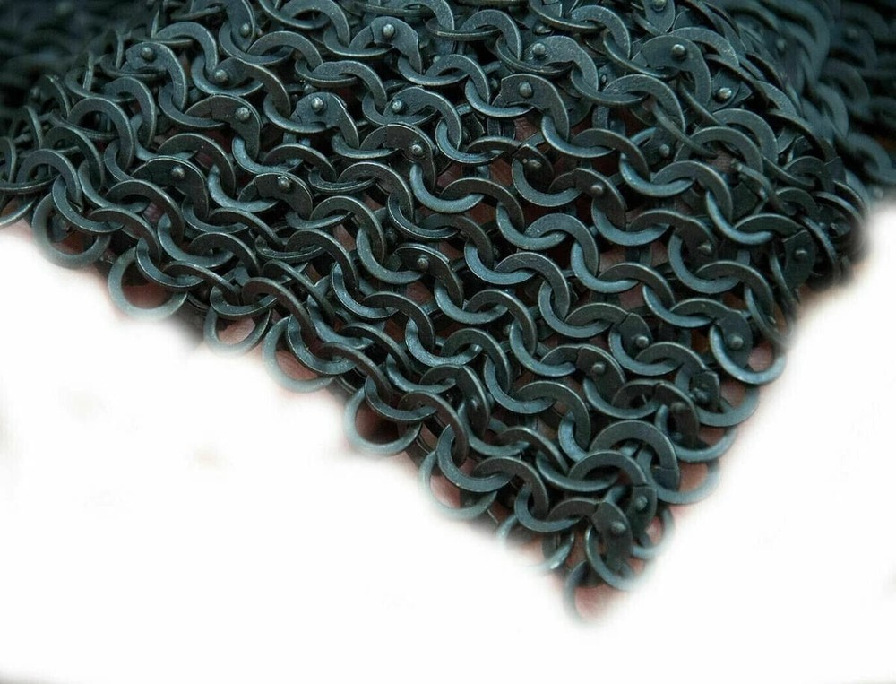 Chain Mail Sheet Flat Ring Alt Solid Ring Riveted 9mm Rings 18 Gauge Steel