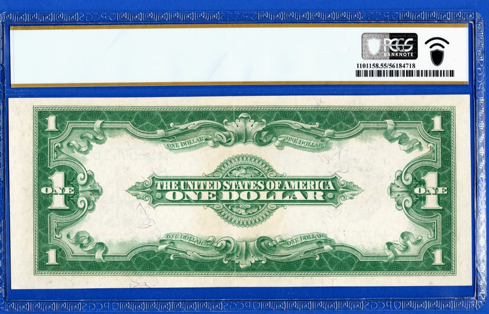 1923💲1 SILVER CERTIFICATE 🌟 STAR NOTE🌟 PCGS 55