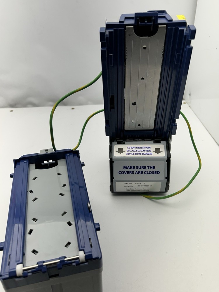 Crane Cash Code Currenza SMV 4117 Dollar Bill Validator Acceptor w/ Stacker $1