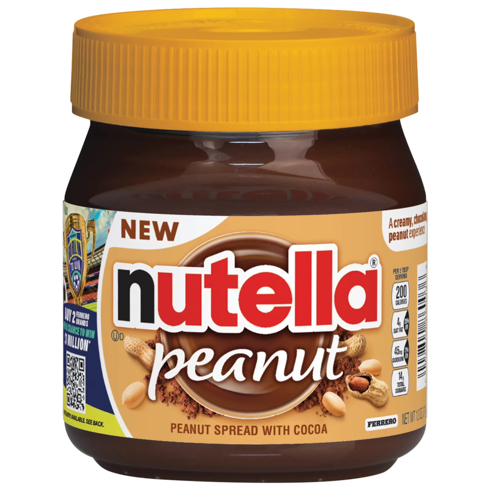 Nutella Peanut Spread With Cocoa, 13 oz