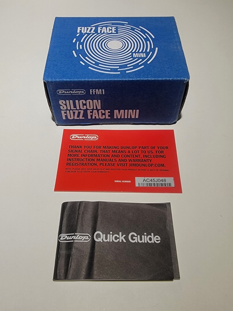 Dunlop FFM1 Silicon Fuzz Face Mini MINT