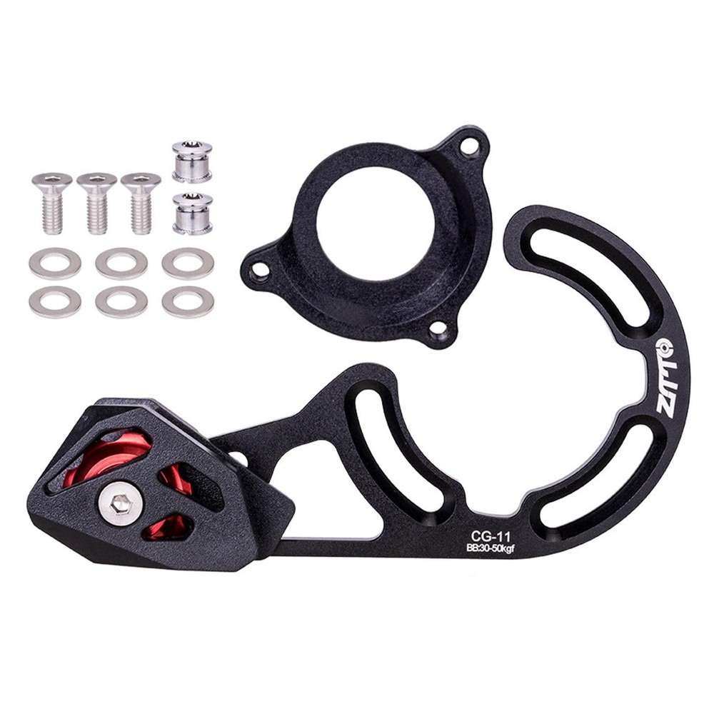Bicycle Single Disc MTB Chain Guide, Chainring Protector Plate Pulley Chains