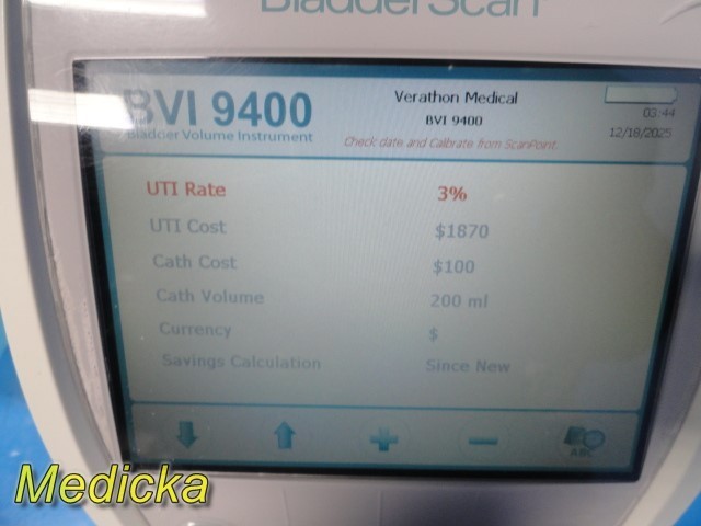 Verathon BVI9400 Ref 0570-0190 Bladder Scanner Console ONLY ~ 38394
