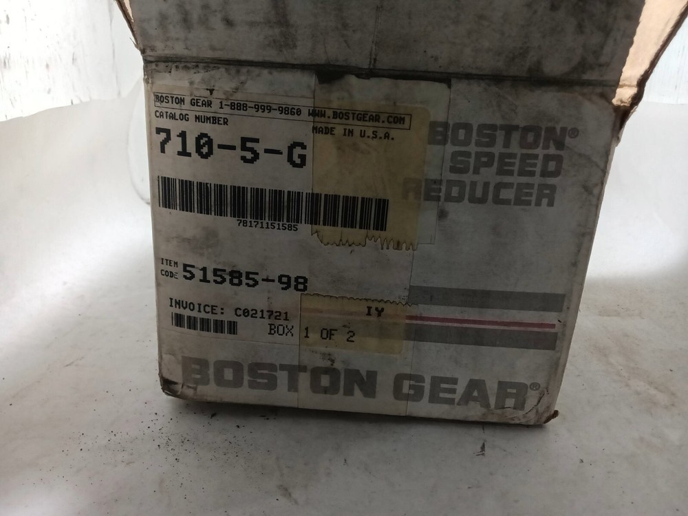 Boston Gear 710-5-G Speed Reducer (E1B)