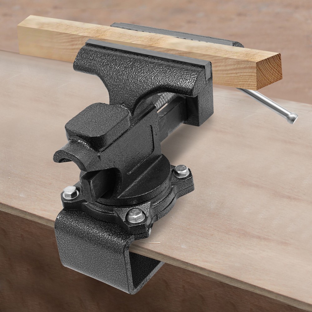 Heavy Duty Bench Vise Workbench Multi-Purpose Rotation Table Vise Table Mount