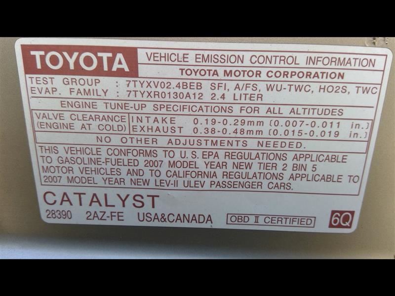 DISPLAY Screen Display Screen Clock Fits 07-11 CAMRY 301609