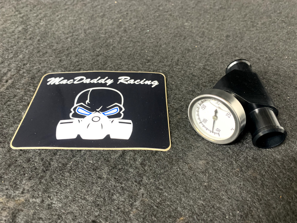 MacDaddy Racing Yamaha Banshee Billet Coolant Temp Gauge Radiator
