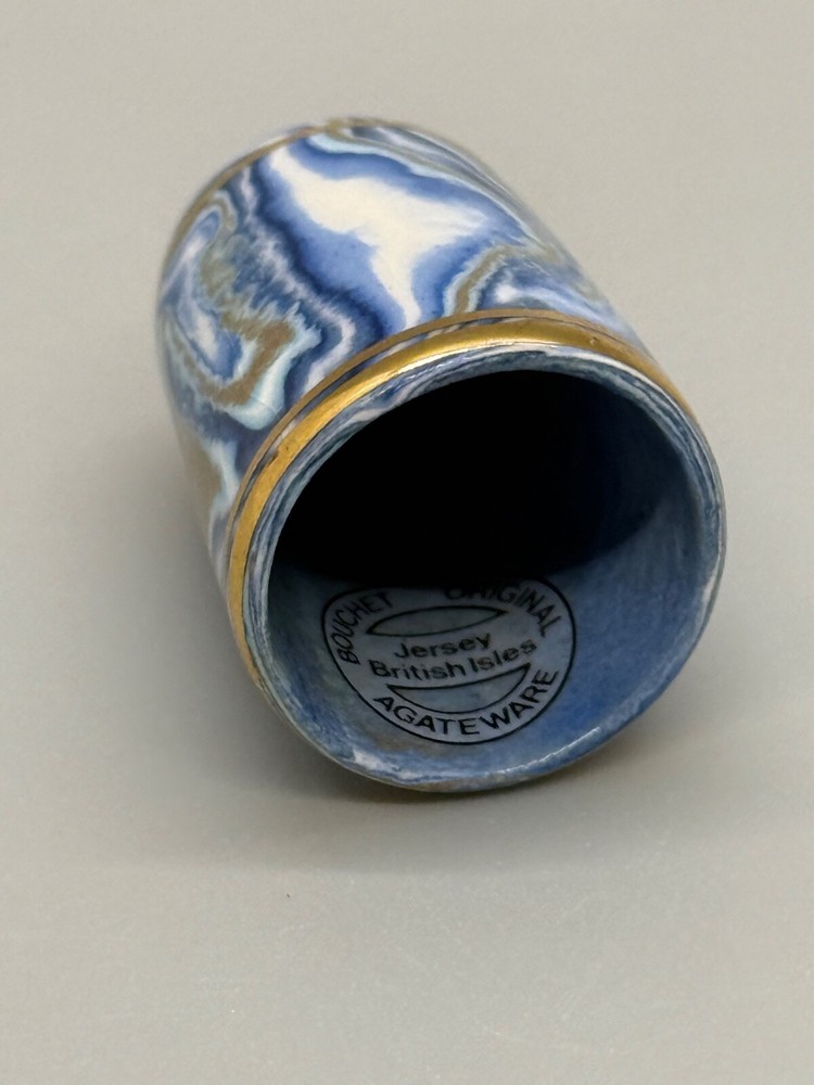 BOUCHET ORIGINAL AGATEWARE THIMBLES JERSEY BRITISH ISLES