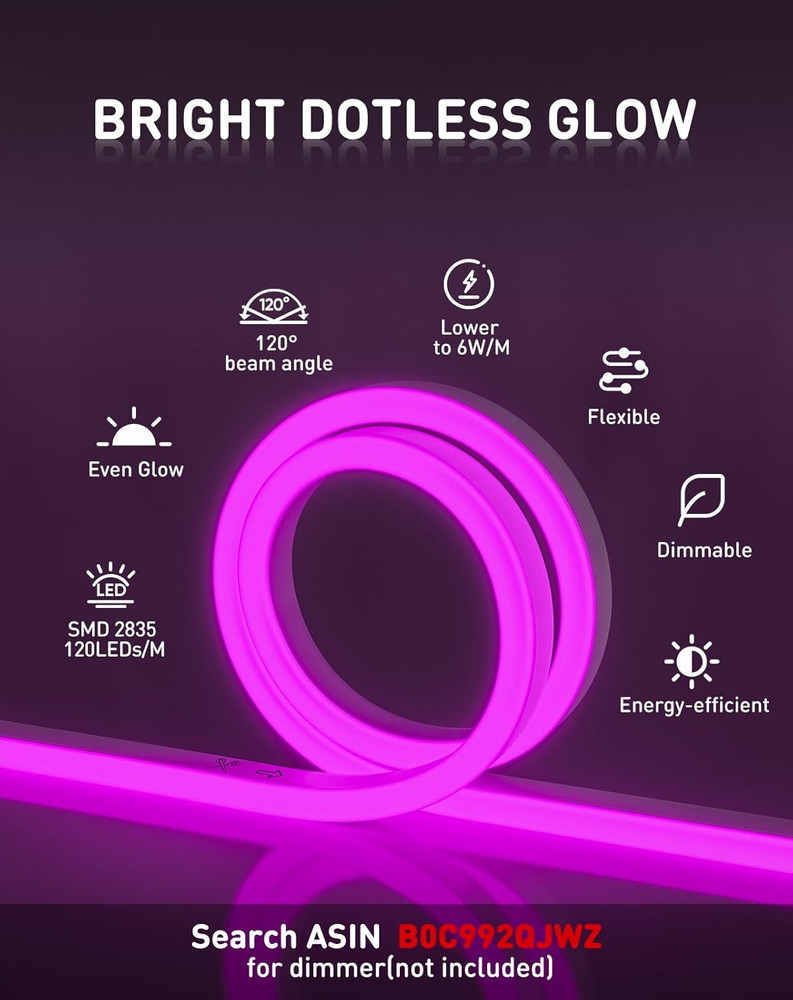 Connector Pack with ECO Neon Rope Lights - Complete Bundle Set