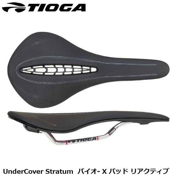 TIOGA UnderCover Stratum Saddle - Bio-X Pad Reactive