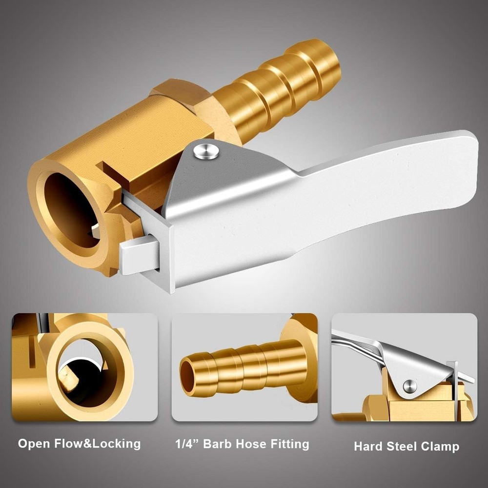 Heavy-duty Brass Tire Inflator Set