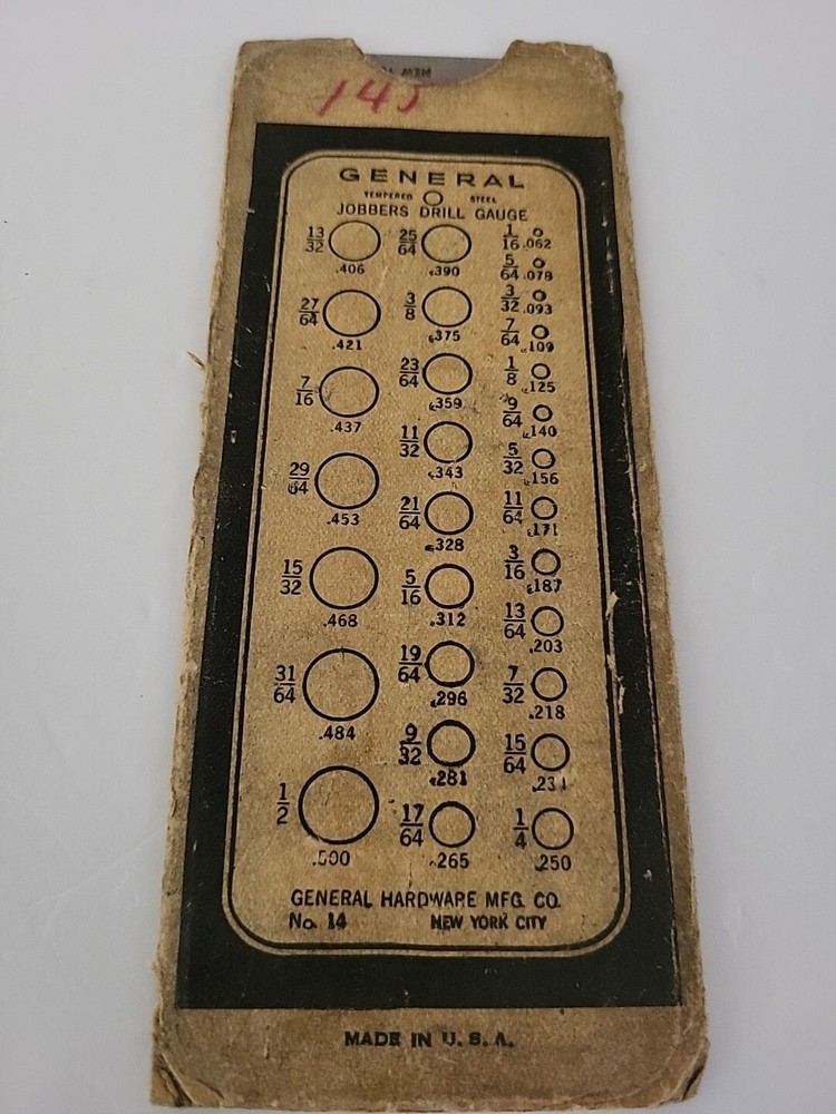 General Jobbers Drill Gauge