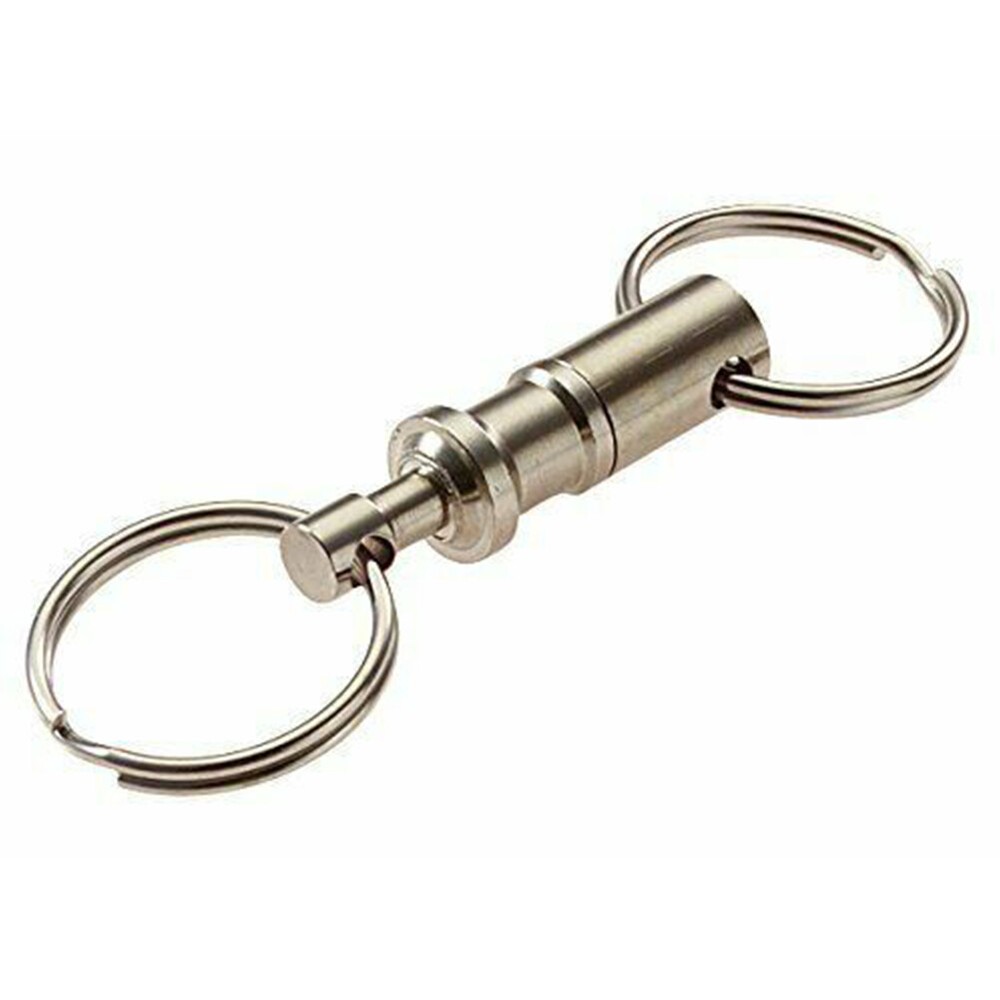 US 10-20 Pcs Handy Basics Quick Release Key Detachable Pull Apart Ring Keychain