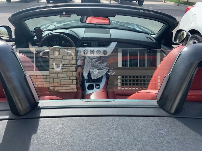 5🌟 BMW Z4 (All generation 1-2-3 Z4 Models) Wind Deflector (CLEAR)Safety Glass.