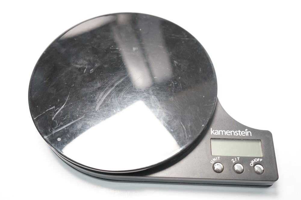 KAMENSTEIN 5105598 Digital Kitchen Scale Backlight Display Max 11 LB Black