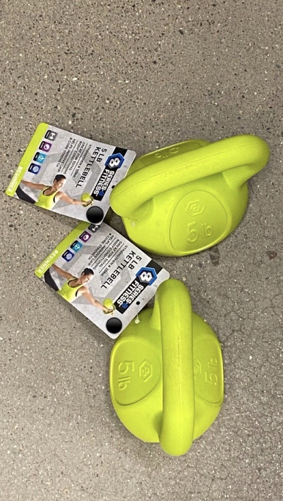 one 5 lb kettlebell