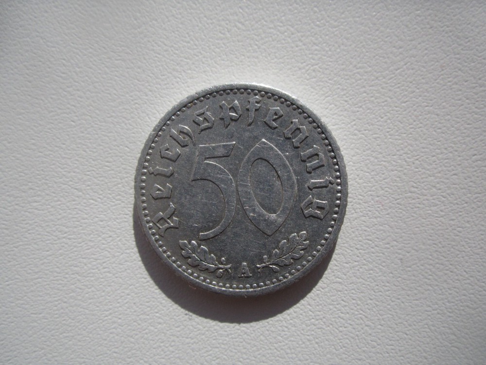 1935-A GERMANY 50 PFENNIG