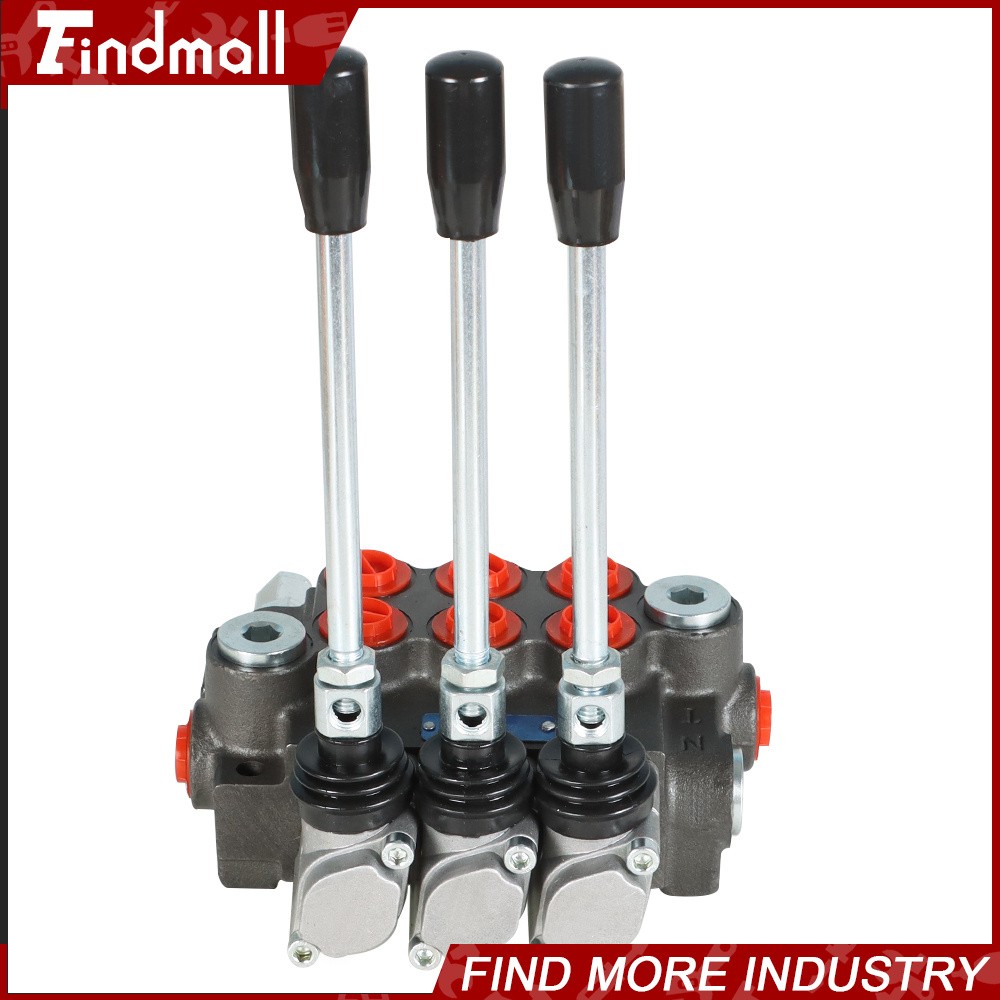 3 Spool 13GPM Hydraulic Directional Control Valve BSPP Interface New