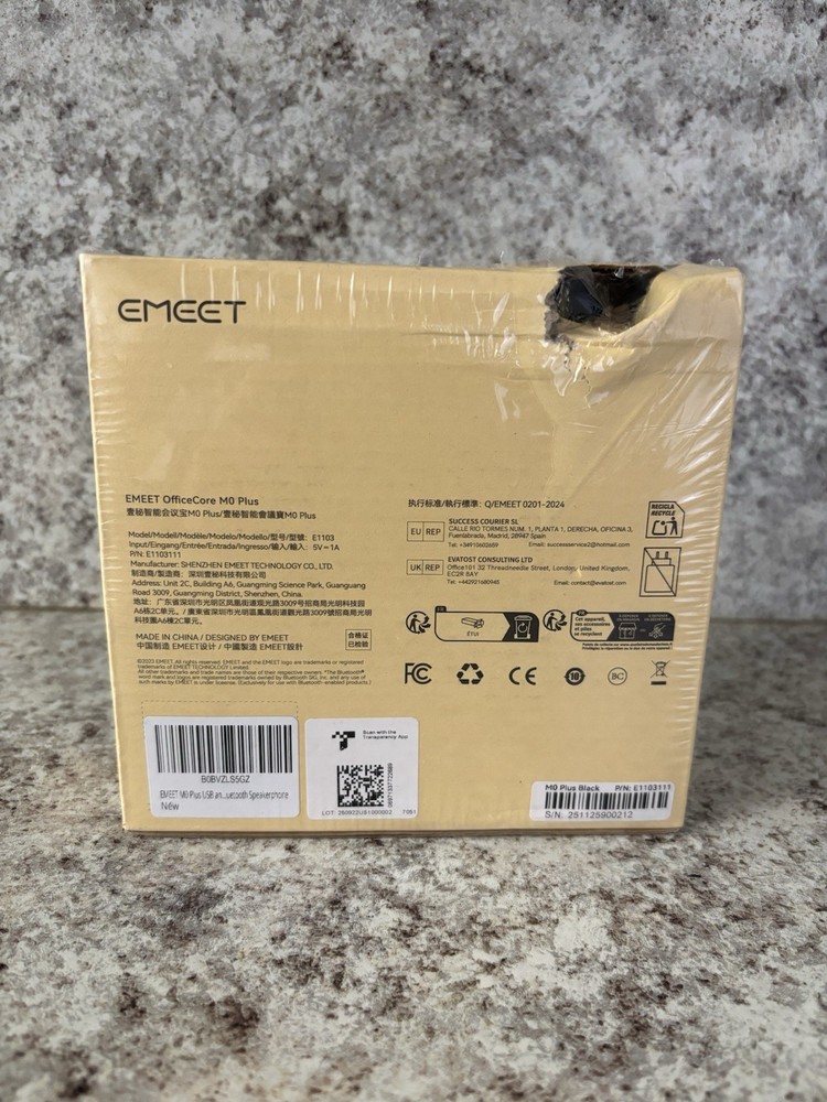 EMEET Officecore M0 Plus Wireless Bluetooth Conference Speakerphone Model E1103