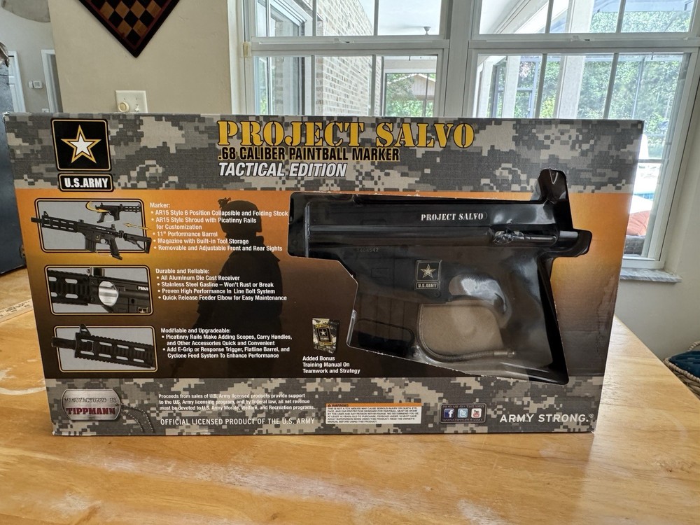 Full Paintball Starter Bundle – Tippmann Project Salvo + Extras