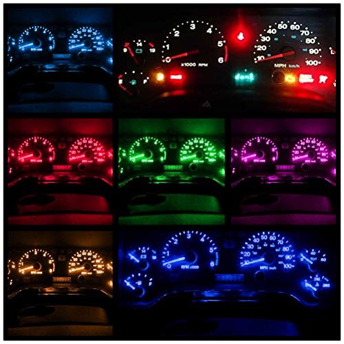 Super Bright Dash Cluster Instrument Panel Gauge Bulb Lights Led Package White