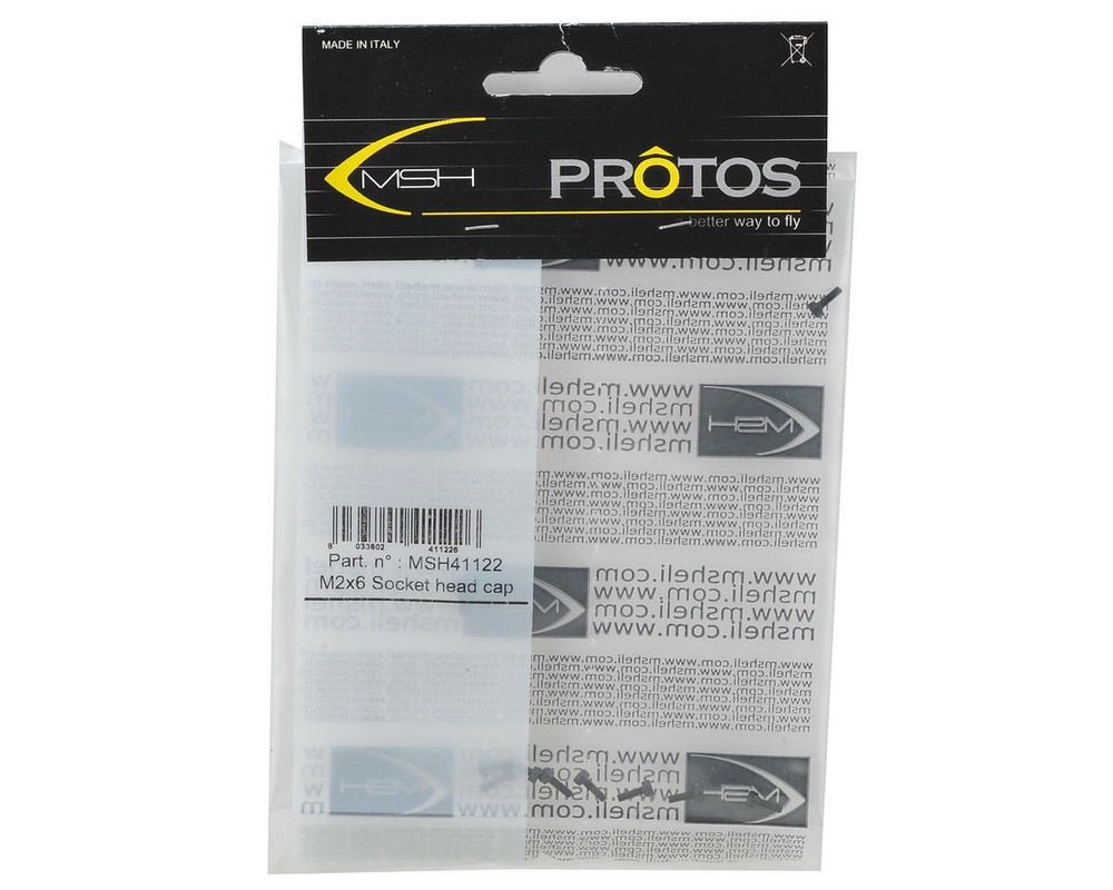 MSHeli 2x6mm Socket Head Cap Screw (10) [MSH41122]