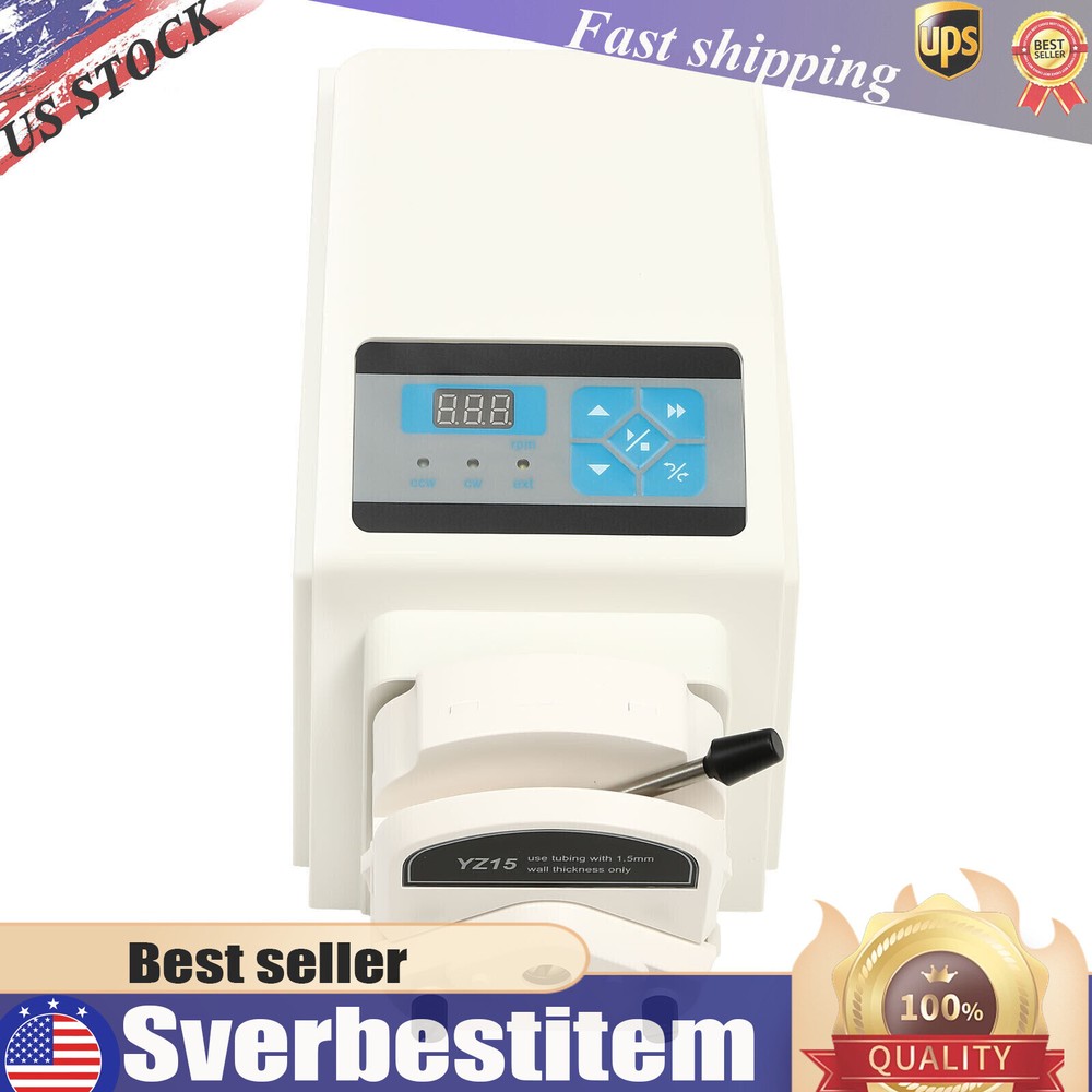 Industrial Variable Speed Liquid Metering Pump Peristaltic Pump High Precision