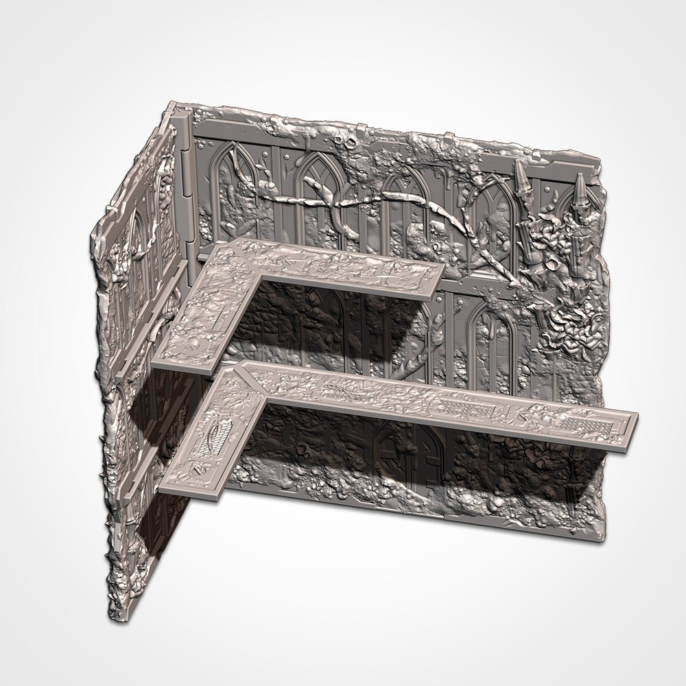 Nids - WTC 40K Official Foldable Terrain Set (10th Edition)