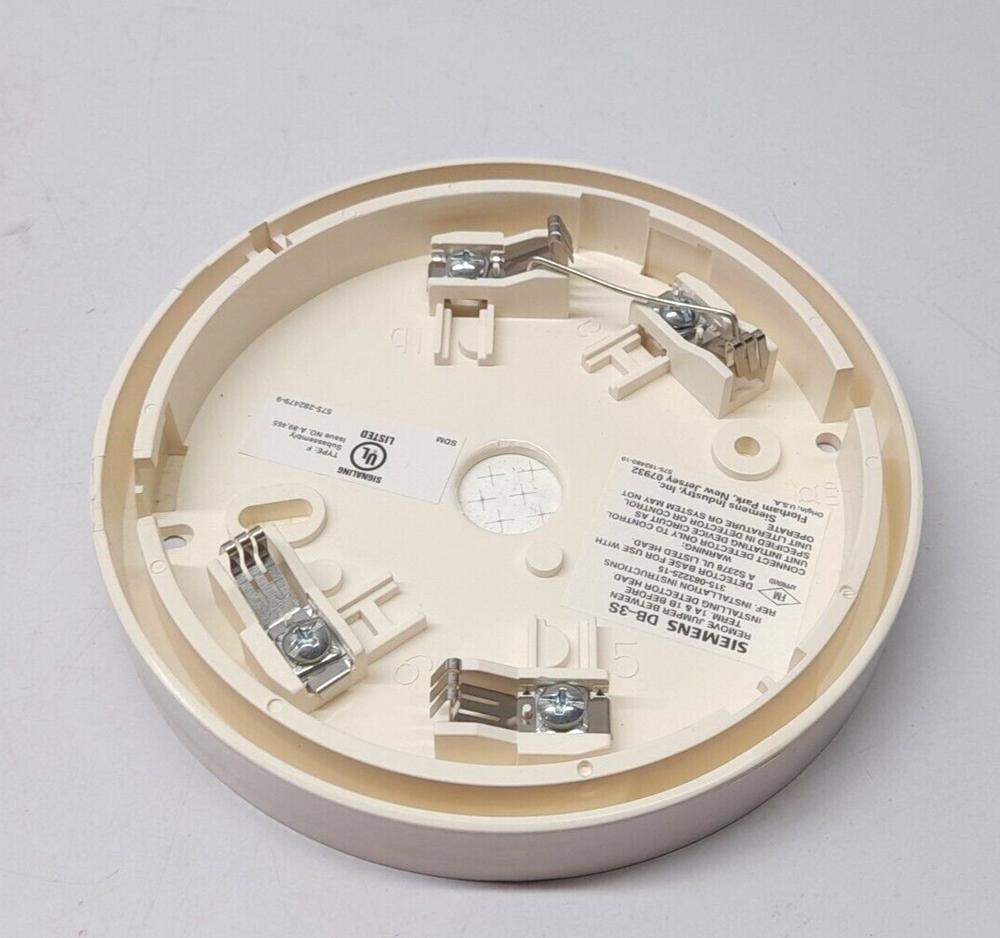 Siemens DB-3S Smoke Detector Base DB3S