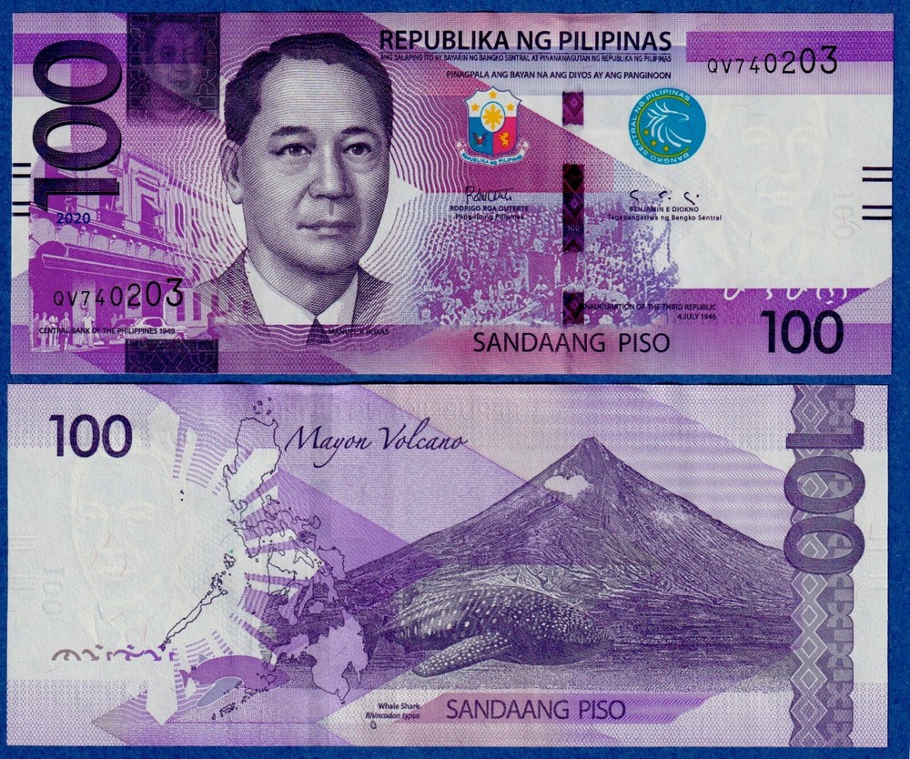 Philippines 100 Peso (2020) UNC Banknote