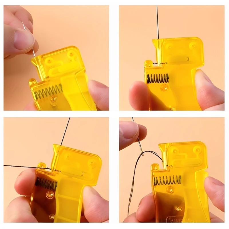 Automatic Needle Threader Tool DIY Sewing Craft Thread Insertion Kit