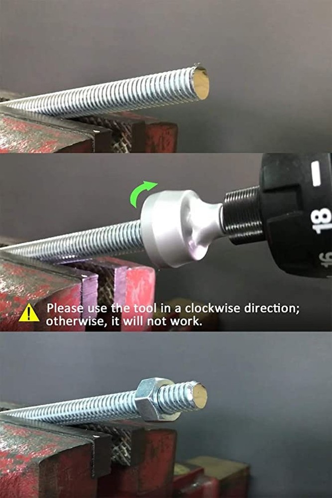 ASA Tools Deburring External Chamfer Tool, Deburring Drill Bit, Remove Burr T...