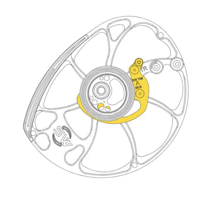Mathews Switchweight Mod SW 70# 85 - Assorted Letters