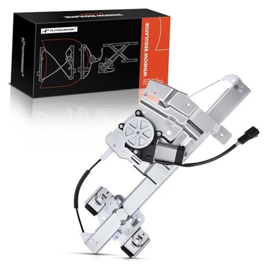 Electric Power Window Regulator with Motor Compatible with Front Driver (LH)
