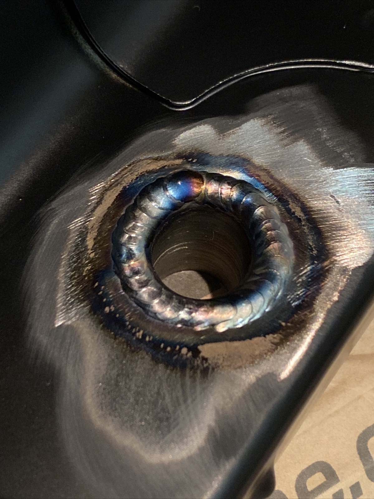 D Series D15/D16 Y7 Y8 VTEC Tapped Oil Pan Turbo 10AN Fitting TIG Welded