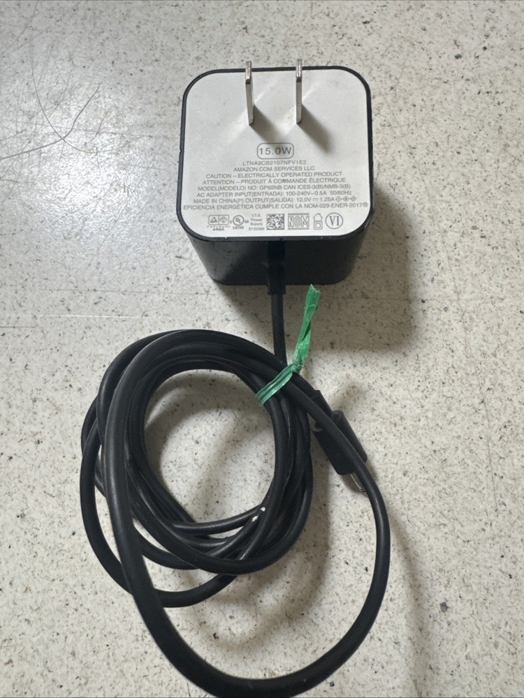 Amazon Echo 15W Power Adapter Replacement Charger