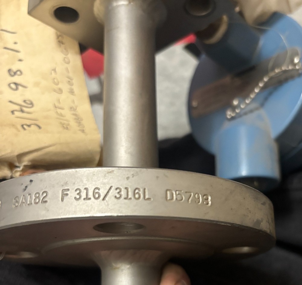 Rosemount Flowmeter Model MBF+26S Mass ProBar Flow Element 00079-0325-0004