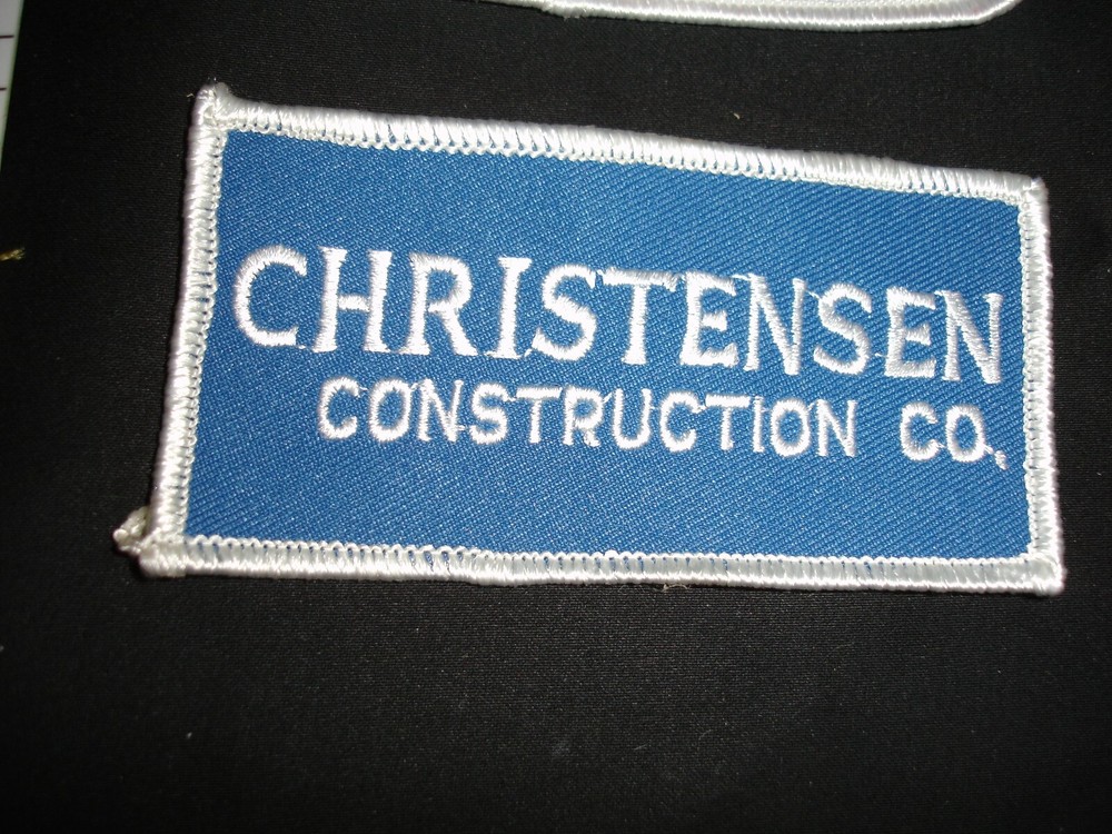 Construction related vintage advertising patch collection