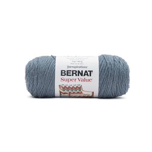 Bernat Super Value Solid Yarn-Colonial Blue -164053-53802