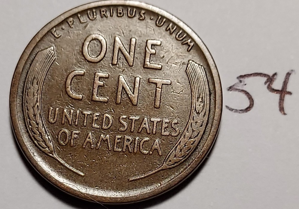 1919-S Lincoln Wheat Cent #54