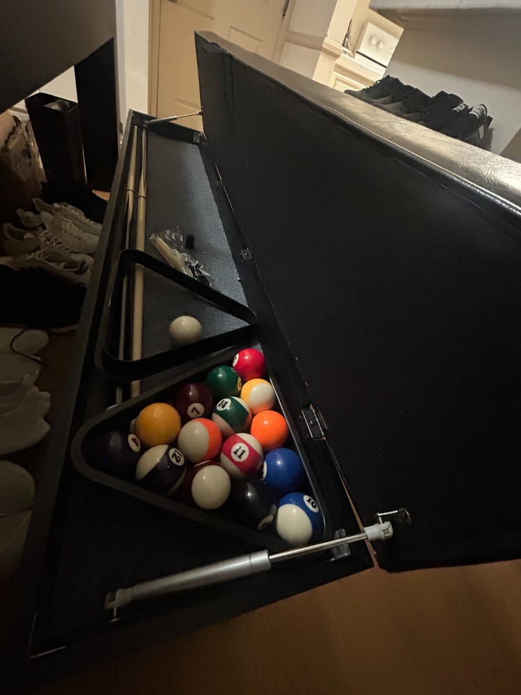 3 in 1 table (ping pong, pool table and dining table)