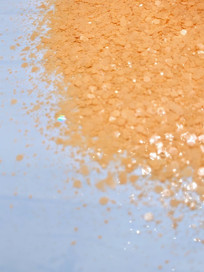Matte Chunky Glitter - Apricot 3 oz.
