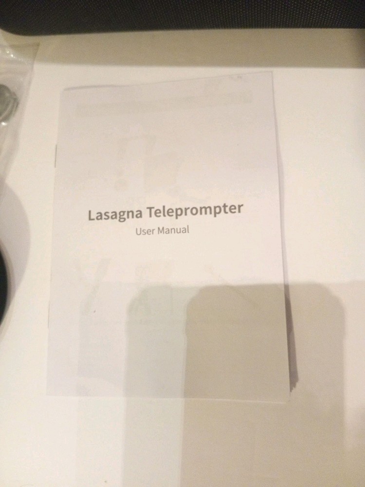 DSLR Smartphone Teleprompter Kit w/ Case Phone Tablet Video Script Reader