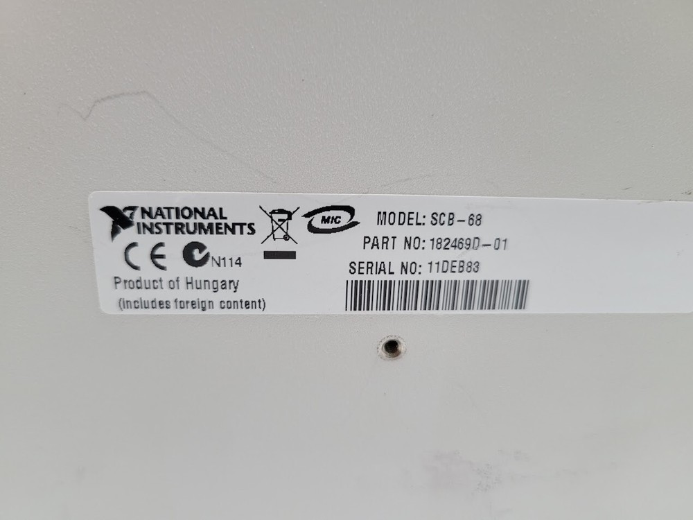 NATIONAL INSTRUMENTS SCB-68 Connector Box