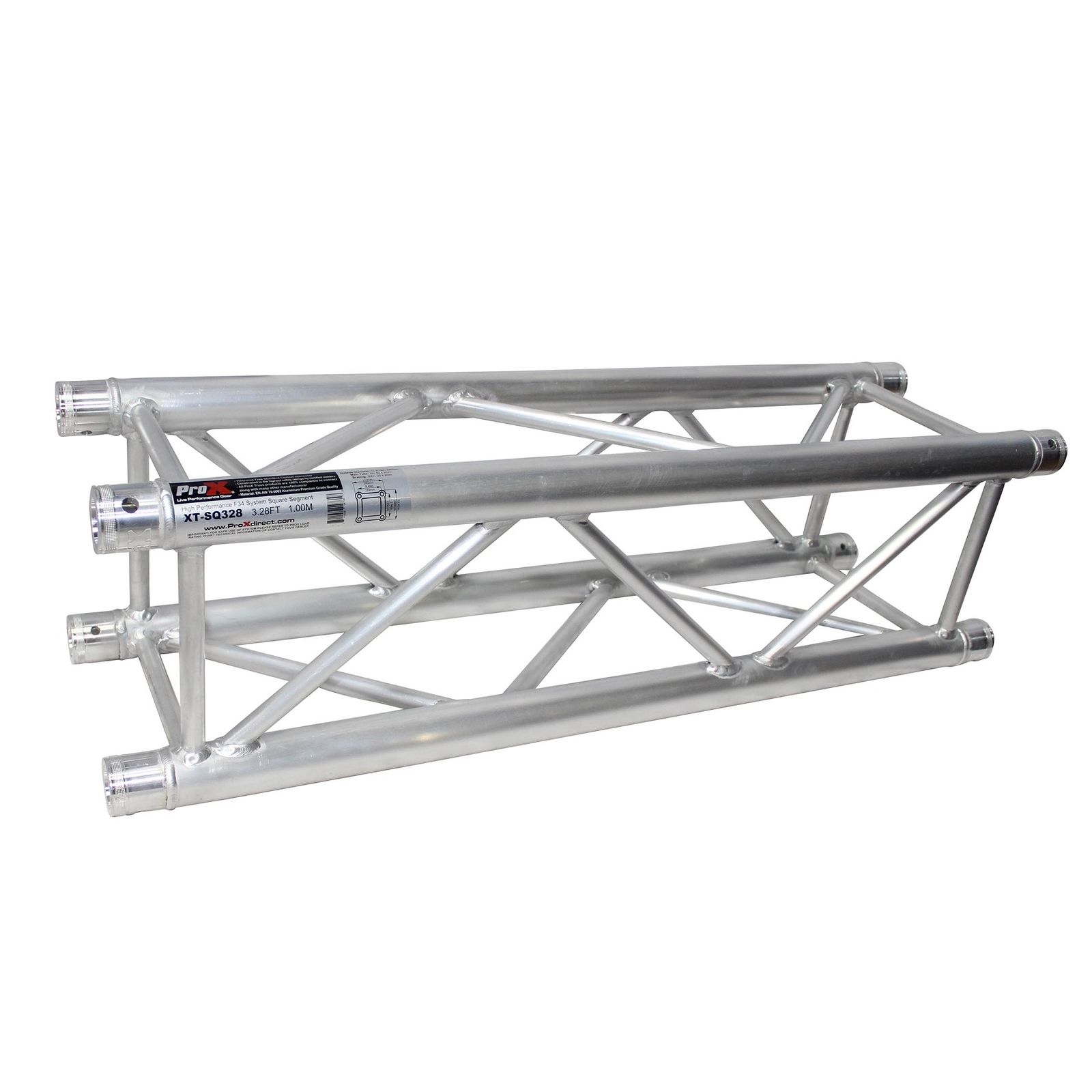 ProX XT-SQ328 3.28 Ft - 1.00 M F34 Square Truss Segment | 2 mm Wall