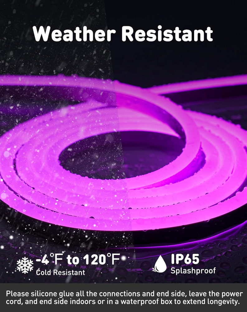 Connector Pack with ECO Neon Rope Lights - Complete Bundle Set