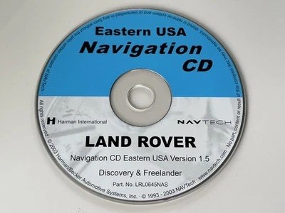 2002 2003 2004 2005 Land Rover Freelander Discovery II Navigation CD EASTERN MAP