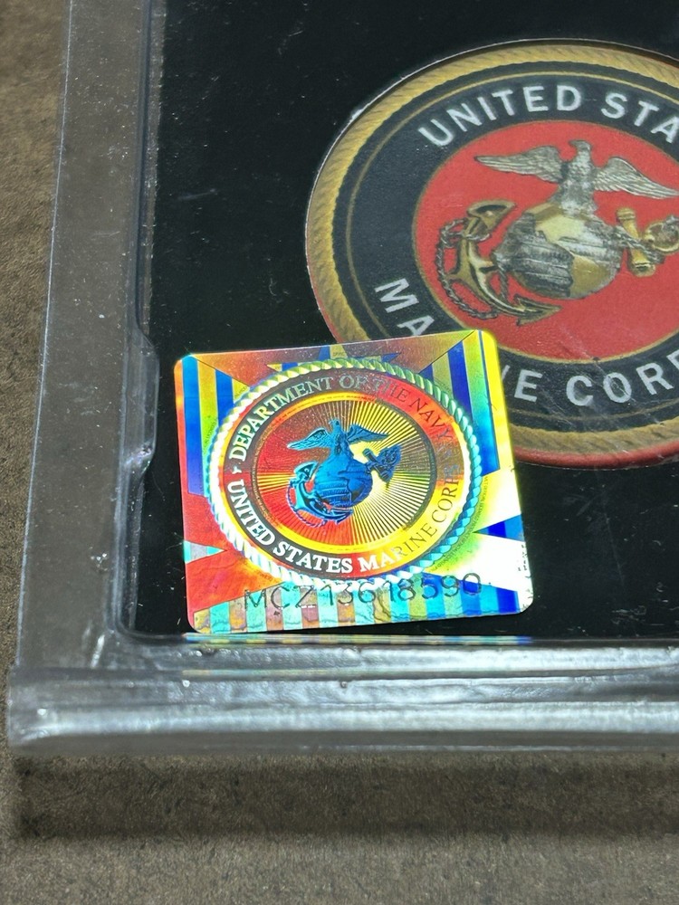 USMC CERAMIC CHALLENGE CHIP, NEW IN PACKAGE