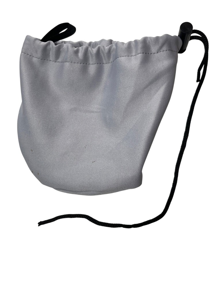 Light Gray G-Force Chalk Bag With Drawstring & Clip For Rock Climbing