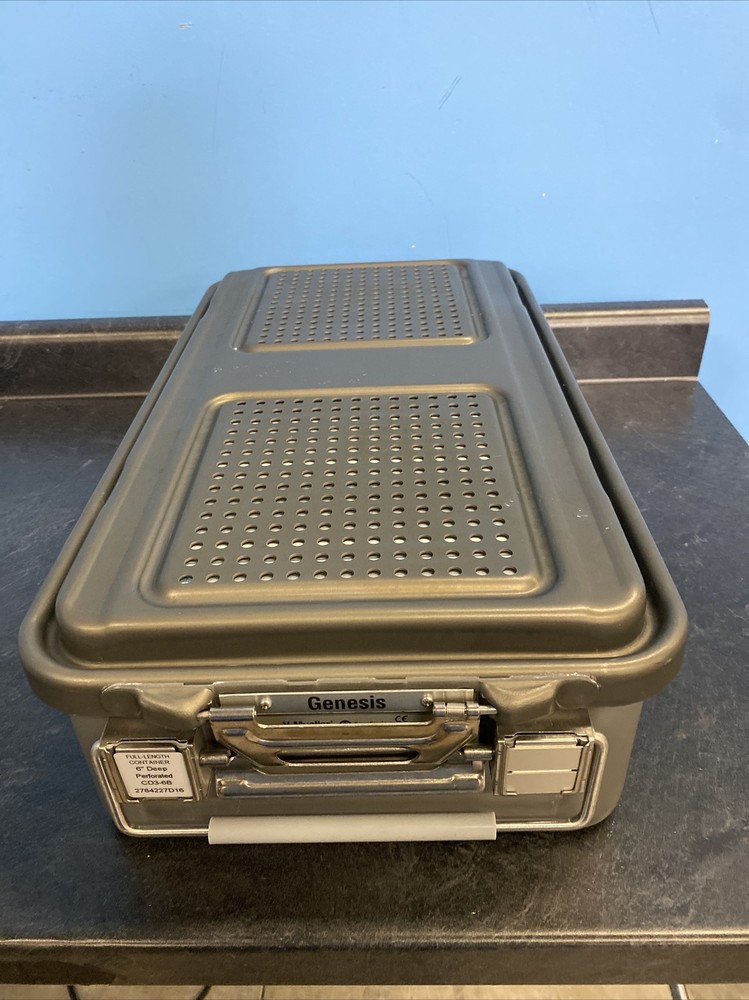 V. Mueller Genesis CD3-6B 23"x12"x6" Sterilization Container GREAT UNIT